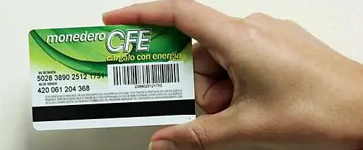 tarjeta inteligente comision federal electricidad